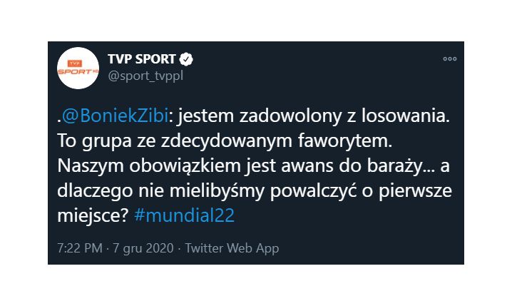 SŁOWA Zbigniewa Bońka po losowaniu el. MŚ!